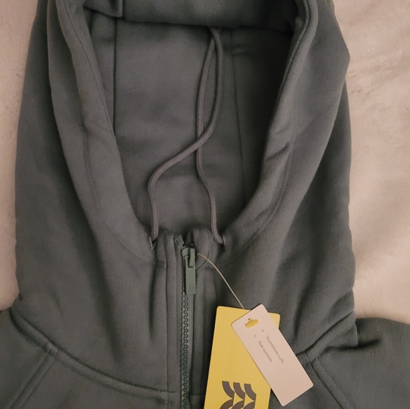 Women's fleece jacket hoodie - Picture 3 of 9